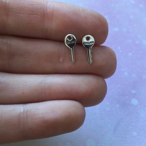 The Giving Keys: Mini Key Post Earrings (Dream)